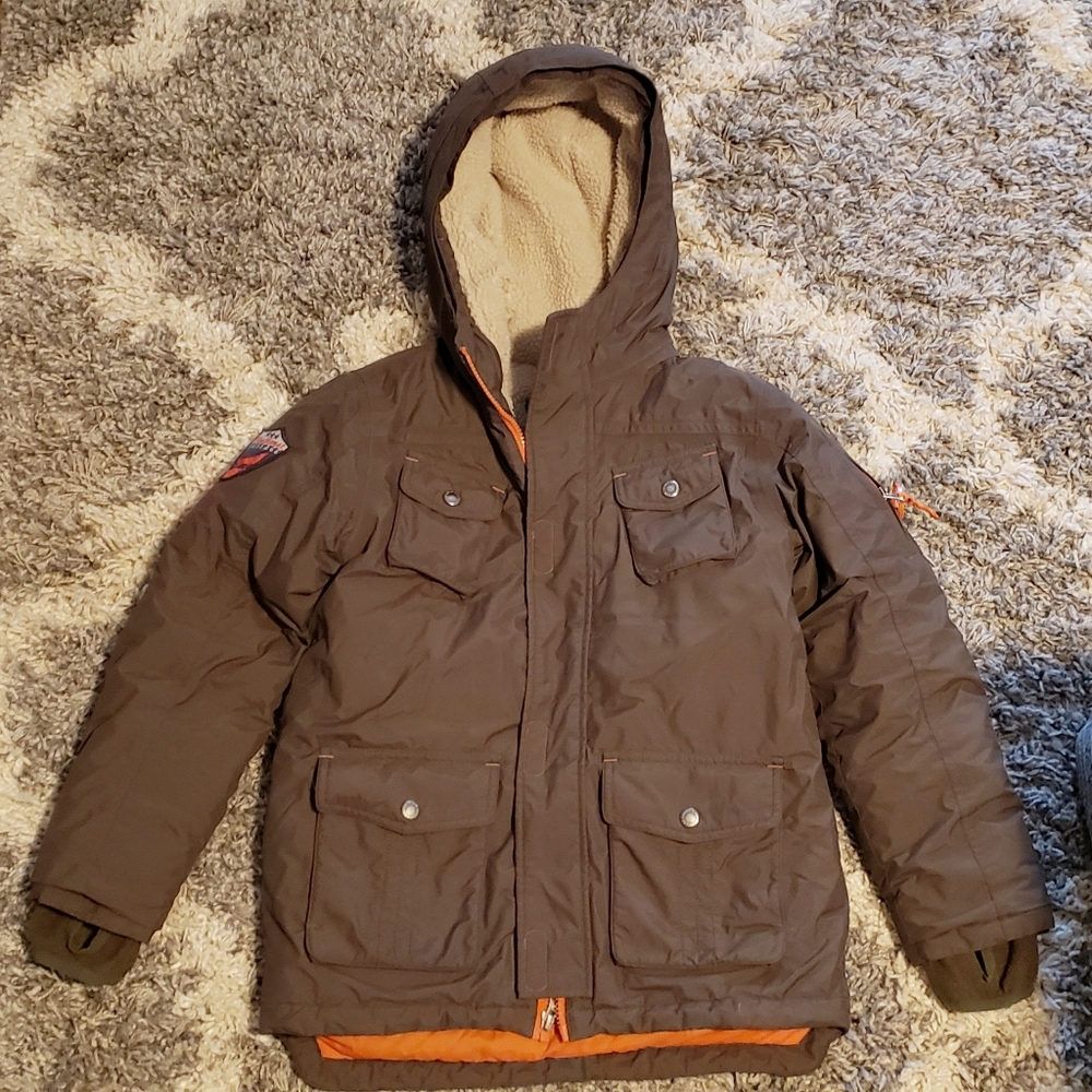 Lands' End Kids heavy coat sz S